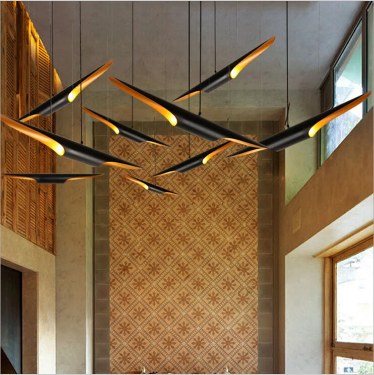 

Persomality Creative Vintage Loft Style Black / White Wrought Iron Ceiling Light Foyer Bars Decoration Retro Light Free Shipping