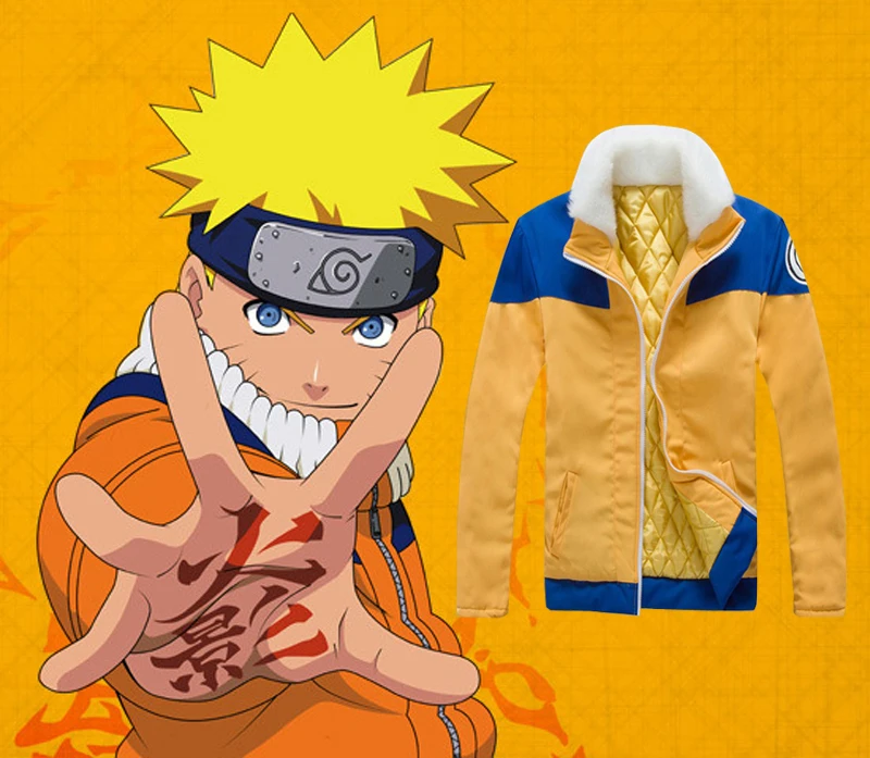 Free Shipping Naruto Uzumaki Naruto Winter Coat Anime Cosplay Costume free-shipping-naruto-uzumaki-naruto-winter-coat-anime-cosplay-costume