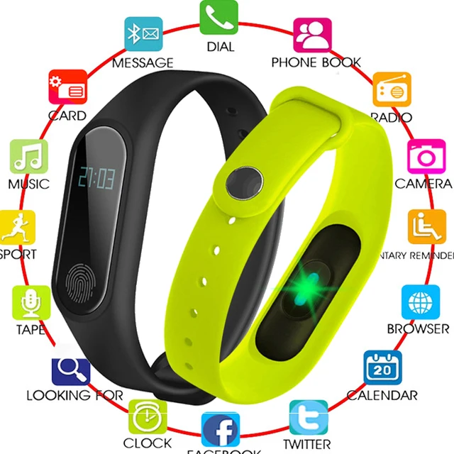 

TW5 Smart Bracelet Pedometer Calorie Sleep Monitor Waterproof Sports Wristband USB Charging Fitness Trcker Smart Band PK MI M2