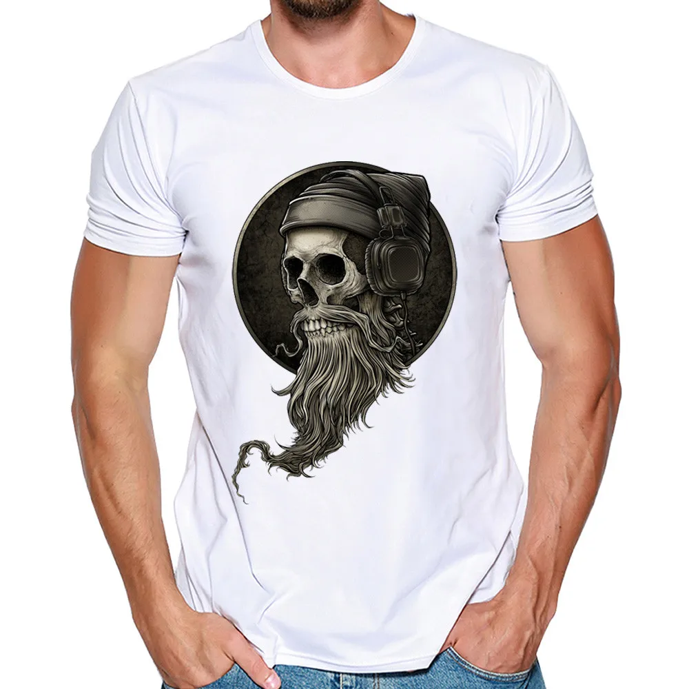 Tshirt Men Printing Tees Shirt Short Sleeve T Blouse Drop Shipping | Мужская одежда