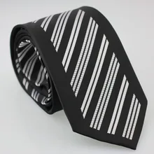 YIBEI Coachella Галстуки из микрофибры, окаймленные черные галстуки жаккардовые серебряные диагональные полосы corbatas галстук в деловом стиле тканые Gravata