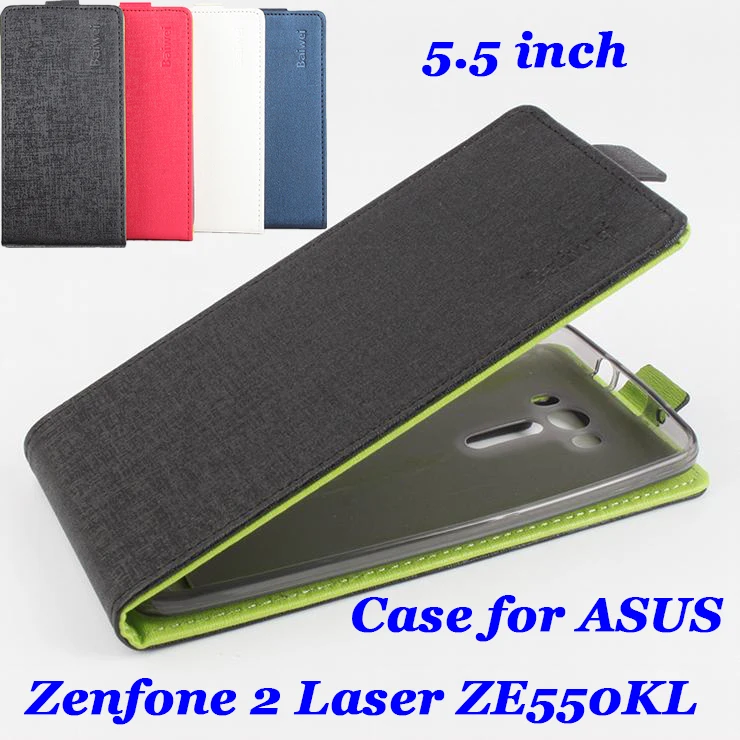 

Mixed color High Quality Leather Case For ASUS Zenfone 2 Laser ZE550KL 5.5'' Cover Case housing For ASUS ZE550KL Cellphone cases