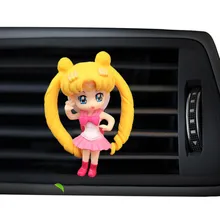 Красивая девушка автомобиль освежитель воздуха Духи кондиционер выход духи клип бульдог автомобильный освежитель воздуха Аксессуары для салона автомобиля