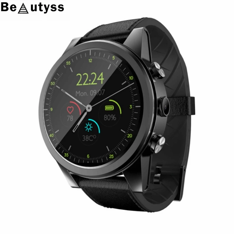  Beautyss Smart Watch X360 Android 7 GPS 3+32GB 2MP IP67 Waterproof 4G Smart Watch Camera amazfit bi