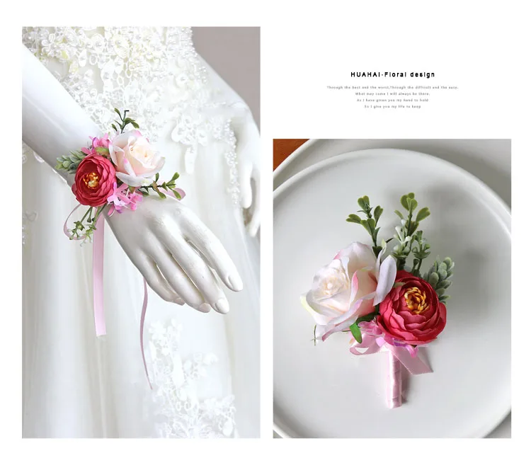 wedding boutonniere wrist corsage marriage  (29)