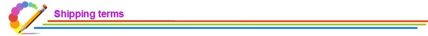 shipping terms
