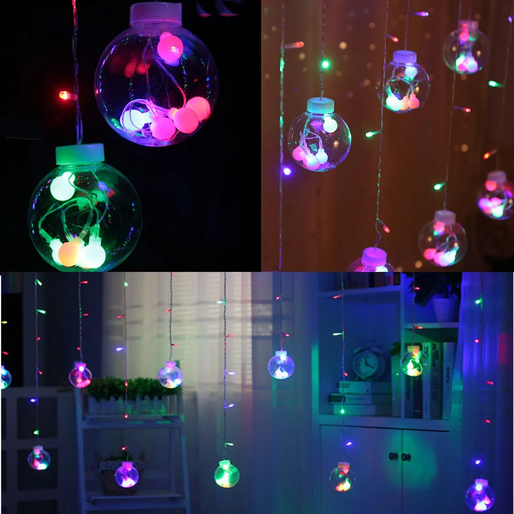 3M LED String Warm Light 12 Balls Wishing Ball String Lights Christmas