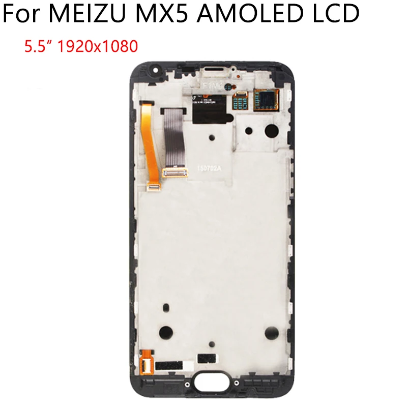 5," AMOLED для MEIZU MX5 M575M M575H ЖК-дисплей кодирующий преобразователь сенсорного экрана в сборе запасная часть протестированные Бесплатные инструменты