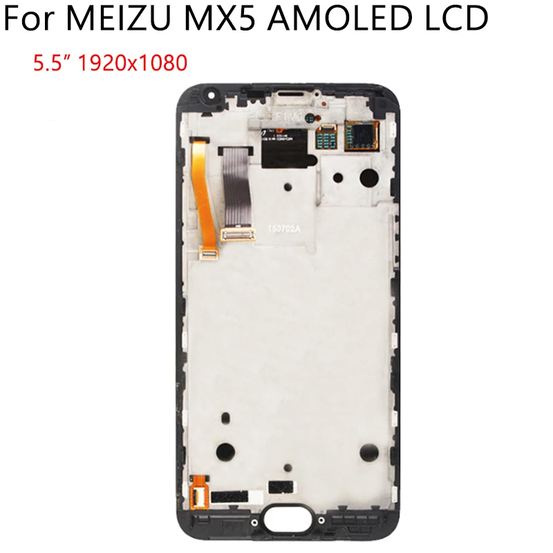 5 "AMOLED для MEIZU MX5 M575M M575H ЖК дисплей кодирующий преобразователь сенсорного экрана
