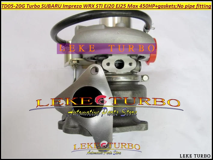 Турбо TD05-20G TD05-20G-8 TD05 20 г 565208-0100 5652080100 для SUBARU Impreza WRX STI EJ20 EJ25 Макс прокладки без фитинга трубы