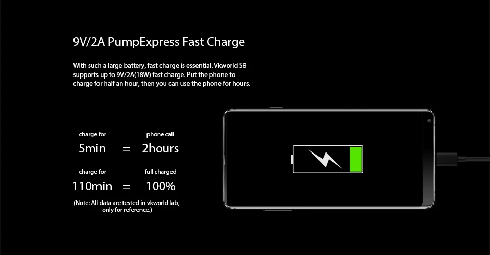 VKworld S8 5500 mAh Teléfono Móvil de carga Rápida 5.99 \ VKworld S8 5500 mAh Teléfono Móvil de carga Rápida 5.99 \