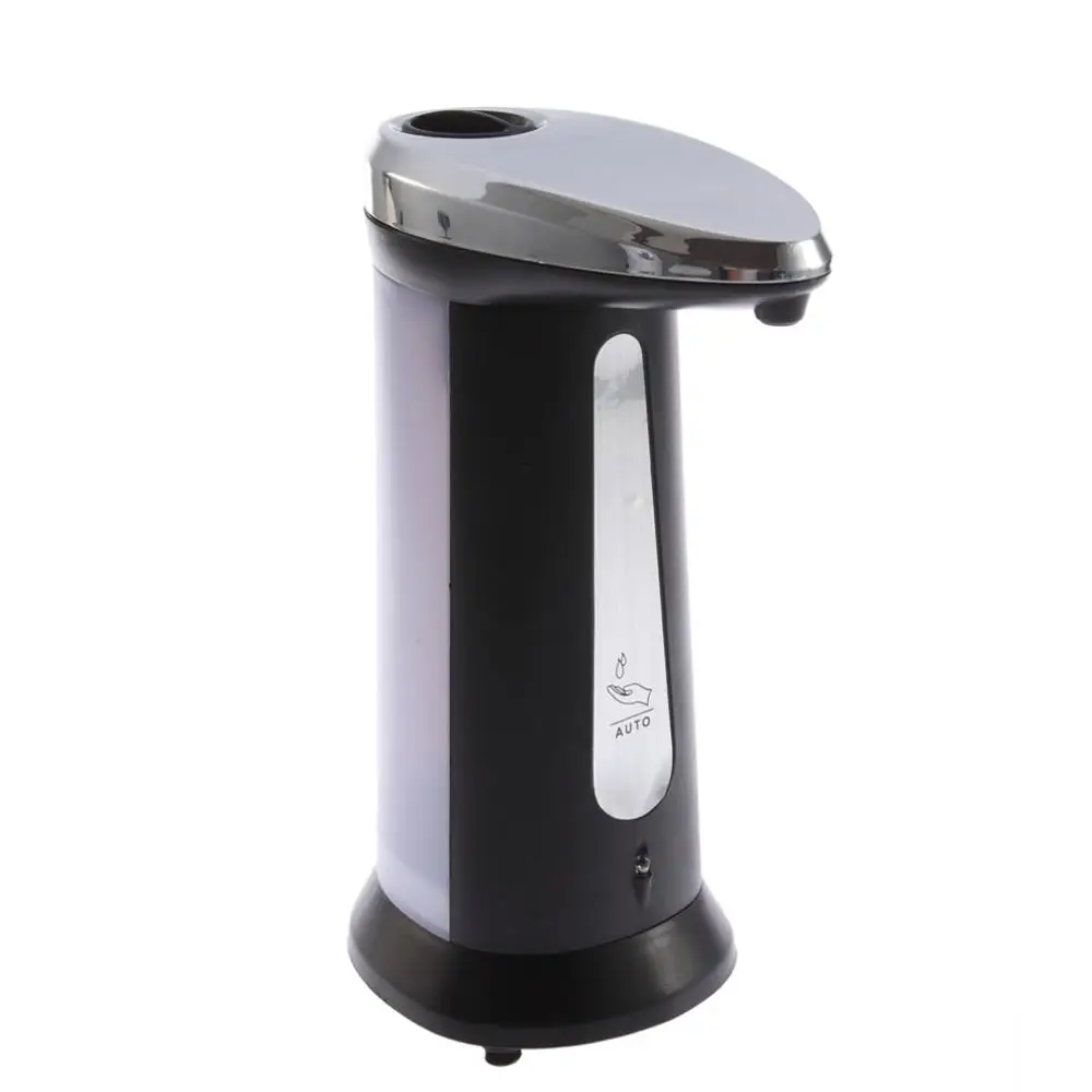 

1pc 400ml Automatic Sensor Soap Dispenser Base Wall Mounted Stainless Steel Touch-free Sanitizer Dispenser For Kitchen Bathroom