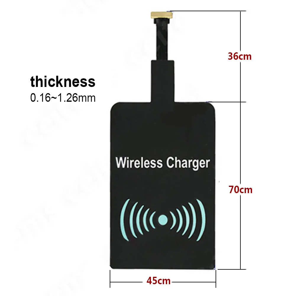1xQi Беспроводная зарядка приемник карта зарядное устройство модульный коврик для Android мобильного телефона