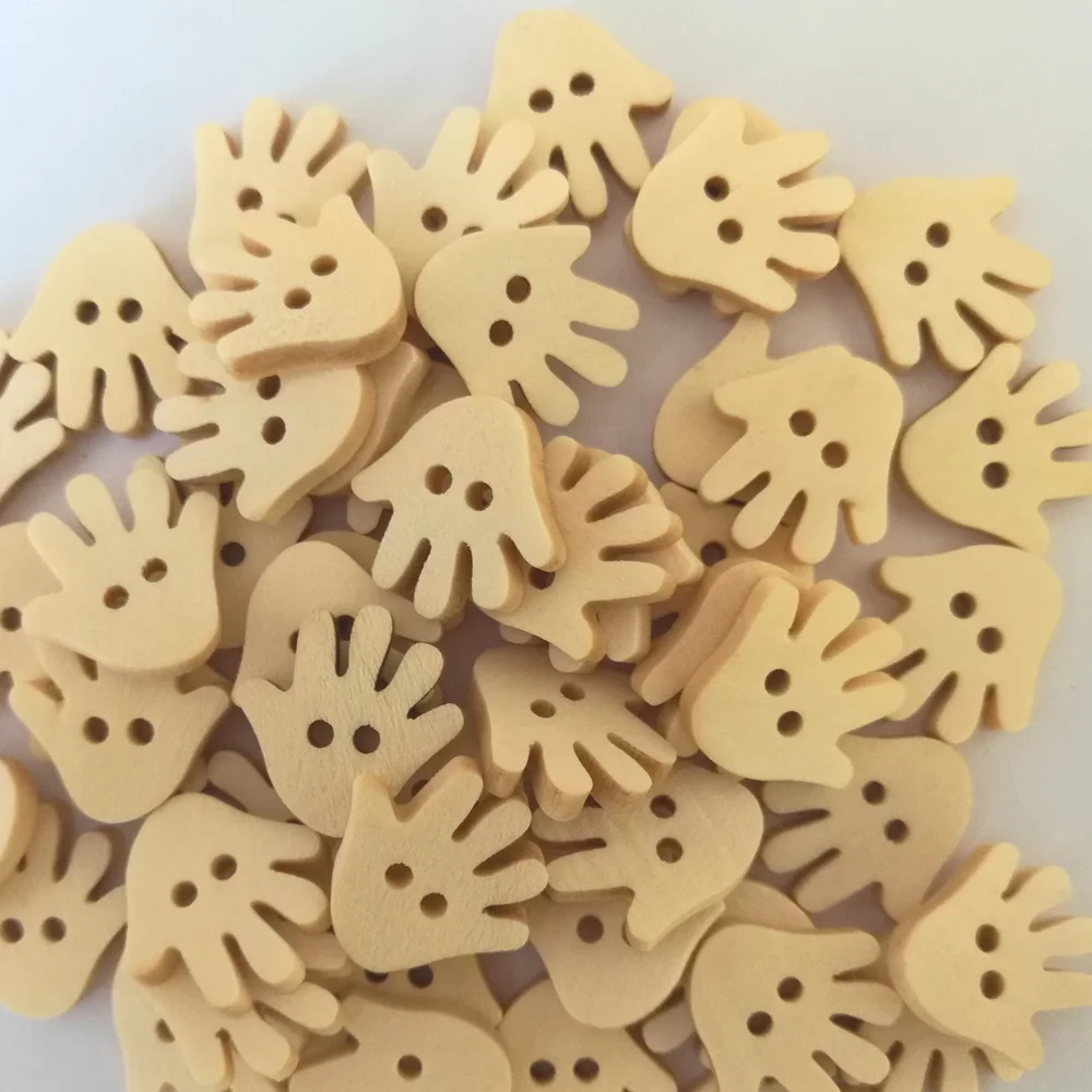 50 шт. детские деревянные пуговицы с 2 отверстиями|wooden buttons|sewing buttonswood sewing buttons |