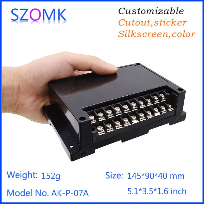 plastic enclosure for electronics din rail project box enclosure box szomk junction box plastic housing instrument box (3).jpg