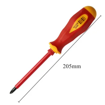 

7pcs/set Screwdriver SL3mm 4mm 5mm 6mm S2 Alloy Steel Electrician's Insulated
