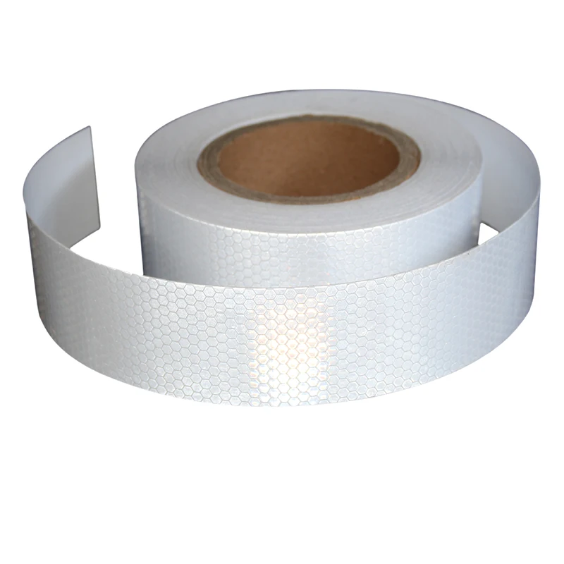 5cm Wide Reflective Tape Safety Warning Conspicuity Film Adhesive tape 2" width red white yellow blue green.