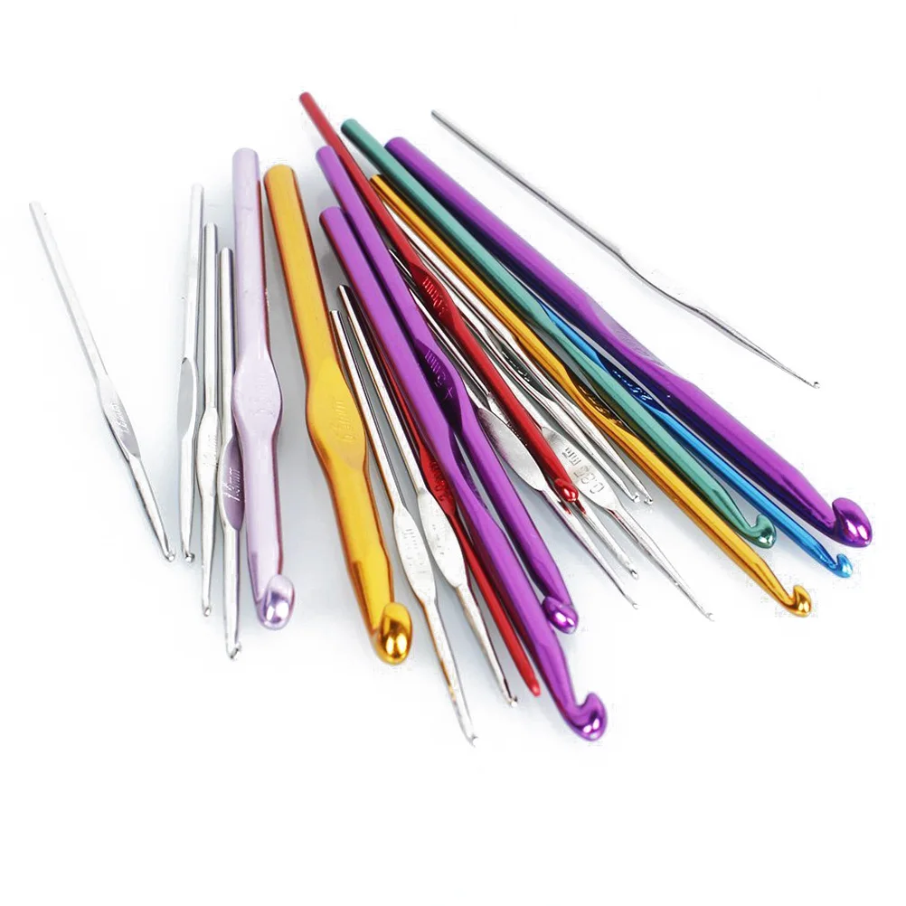 Buy 22 Crochet Hooks Aluminium & Steel nadel Set
