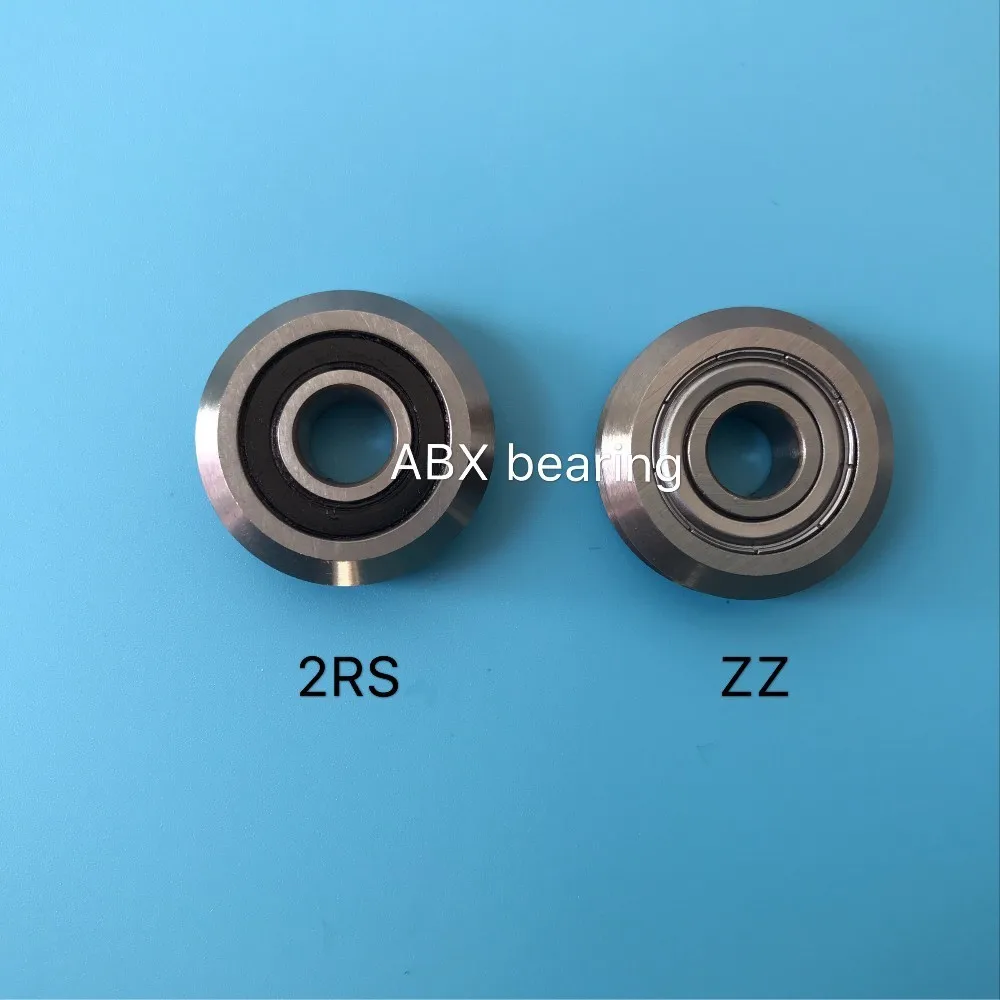 

W1-2RS W1ZZ RM1ZZ track roller bearing 3/16 Bore RM1-2RS RM1 W1 V Groove Guide Bearing 4.763x19.56x7.87mm 5x19.56x7.87mm