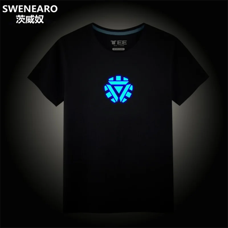 

Avengers Endgame Anime Shirt Men Iron Man Summer Tony Stark Marvel Tshirt Tops Streetwear T Shirt Homme Clothing Black T-shirt