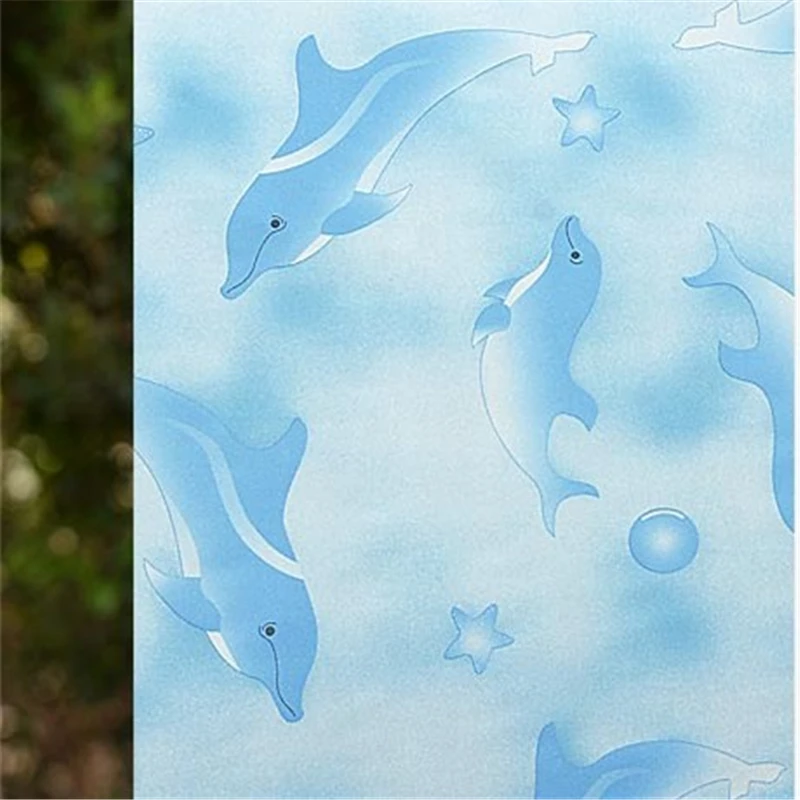 wellyu 80*200cm Self-adhesive window grinds paper matte stickers bathroom transparent opaque bathroom cellophane window film