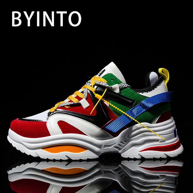 2019 Fashion Women Tennis Shoes Breathable Chunky Colorful
