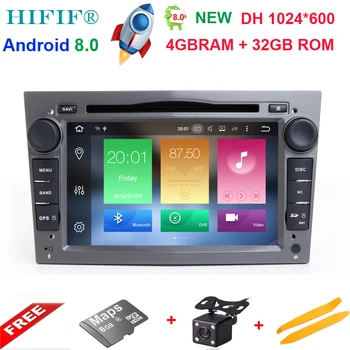 

HIFIF 2 Din Android 8.0 For Opel Astra HJG Steering-Wheel Car DVD Player Multimedia HD1080P Wifi 3G Bluetooth OBD2 USB SD AUX