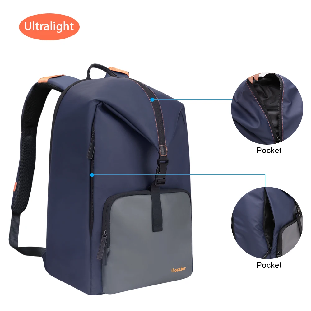 Acoki 17/15.6 inch laptop backpack, Multipurpose large Capacity Waterproof Bags, Casual Daypack, Business Rucksack for men