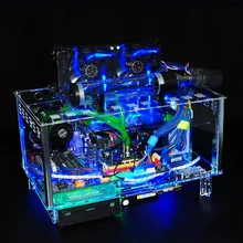 QDIY PC-D779XL E-ATX Large Motherboard Personalized Cool PC Case Water Cooling Computer Case