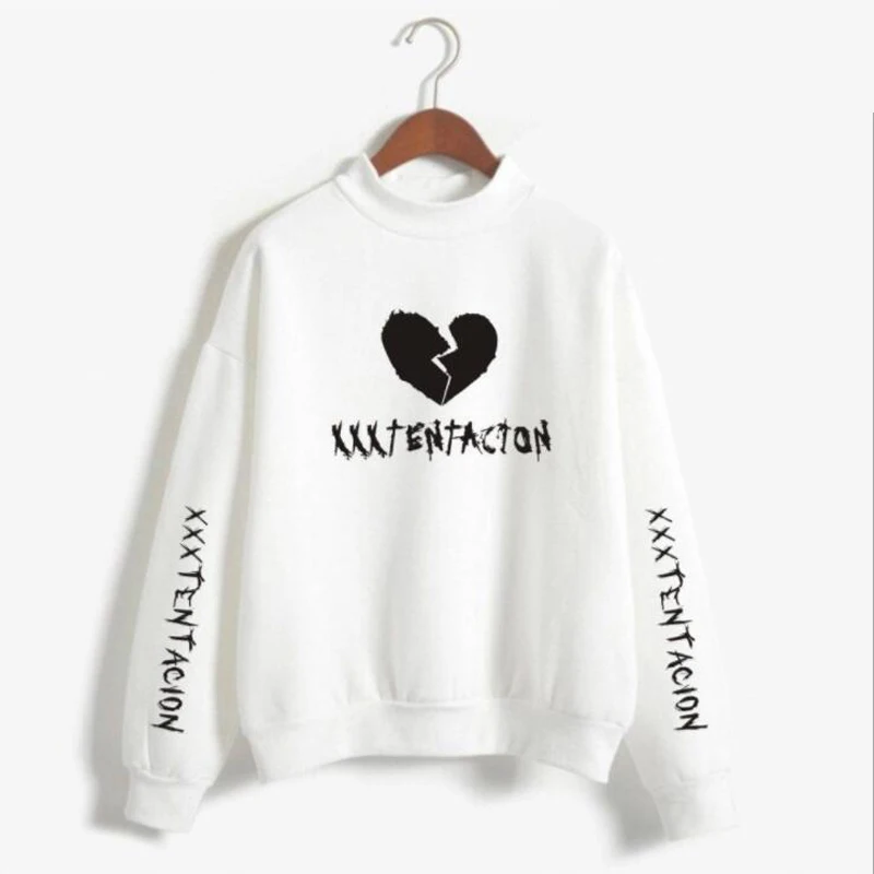 

rip xxxtentacion hip hop rapper Capless Sweatshirts Snoop Dogg J Cole xxxtentacion 21Savage drake Oxxxymiron Turtleneck Hoodie