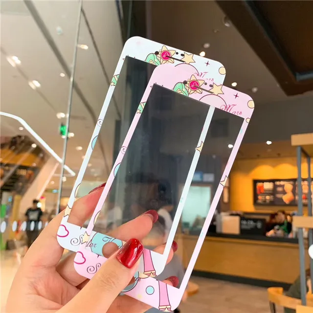 Для iPhone 6 6S 7 8 Plus XR X XS Max Sailor Moon Cardcaptor Sakura стеклянный жесткий чехол для телефона+ Защитная пленка для экрана из закаленного стекла