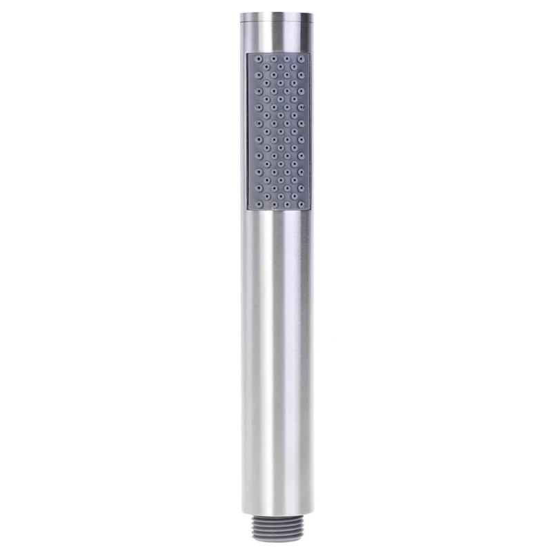 

Stainless Steel Handheld Shower Head Bathroom Single Function Round Sprinkler