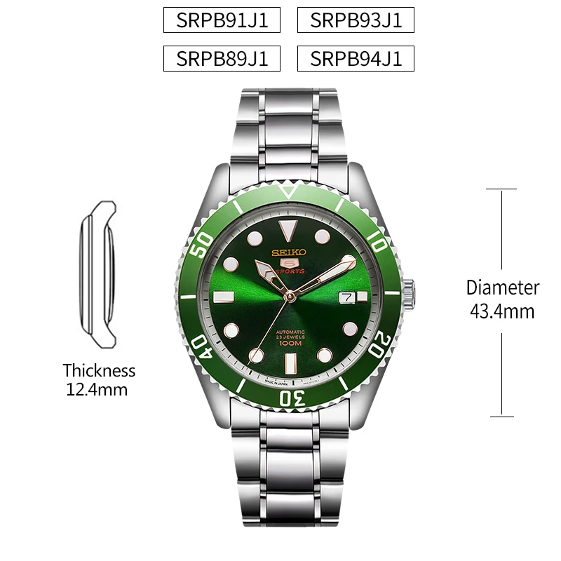 Мужские автоматические механические часы SEIKO 5 100% оригинальные