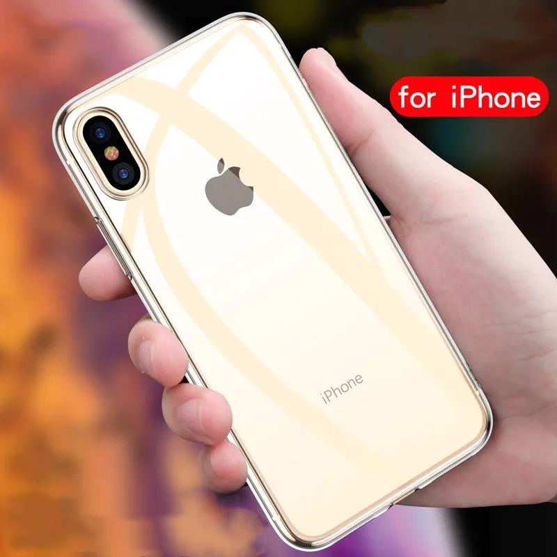 

Transparent Soft TPU Case For Iphone XMAX XS XR Silicone TPU Case For Iphone6S 6Plus 7 8 7Plus 8 Plus Iphone5 5SE