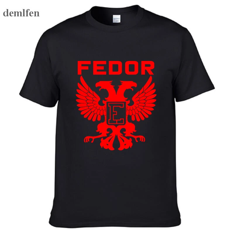 New Pride Fc Russian Fighter Legend Fedor Emelianenko Last Emperor Tee Mens Cotton Short Sleeve T Shirts Cool Tops Tees T Shirts Aliexpress