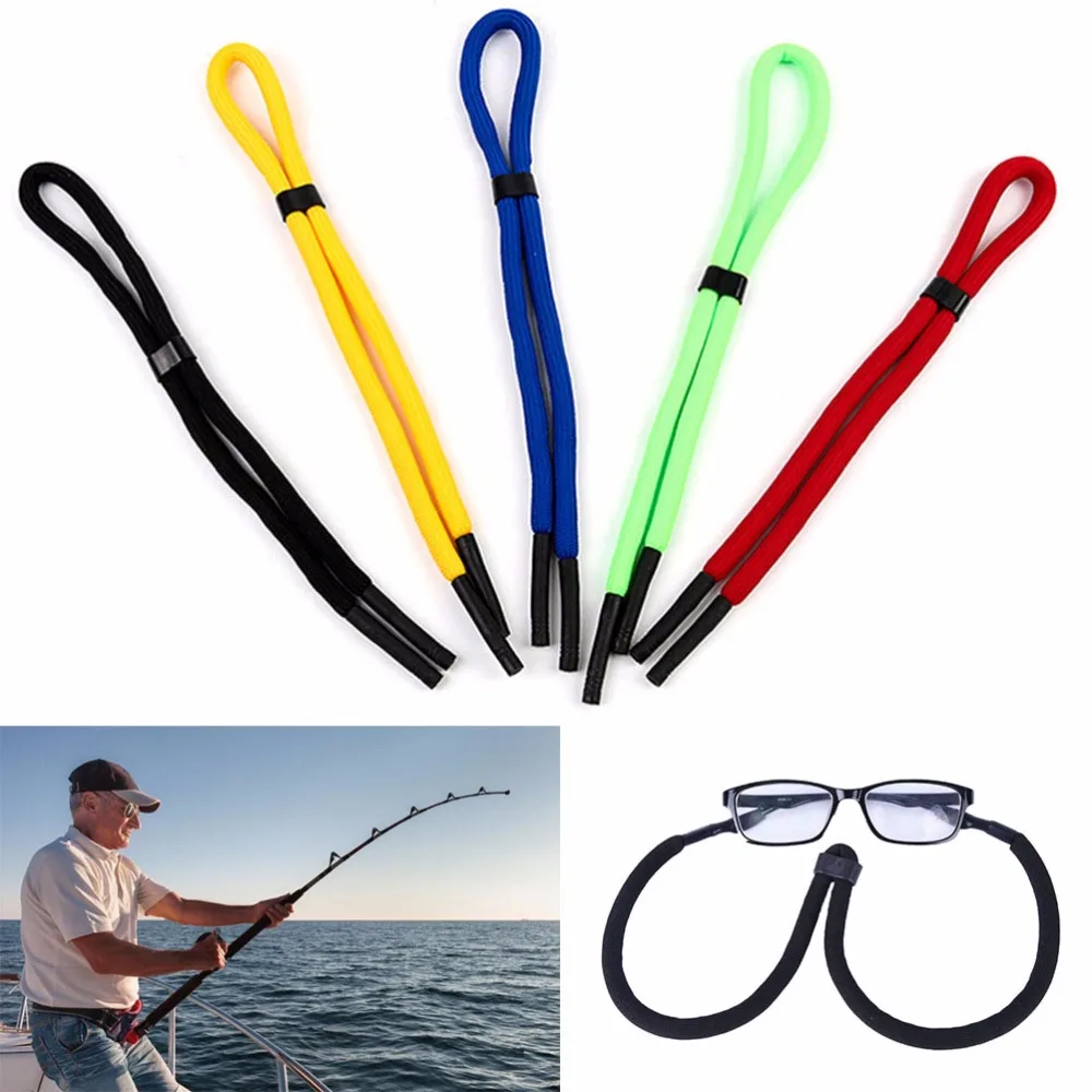 

28.7inch Eyewear Strap Cord Fishing Accessory Float Sunglasses Lanyard Light Weaving Thread Neck Cord Multi Color