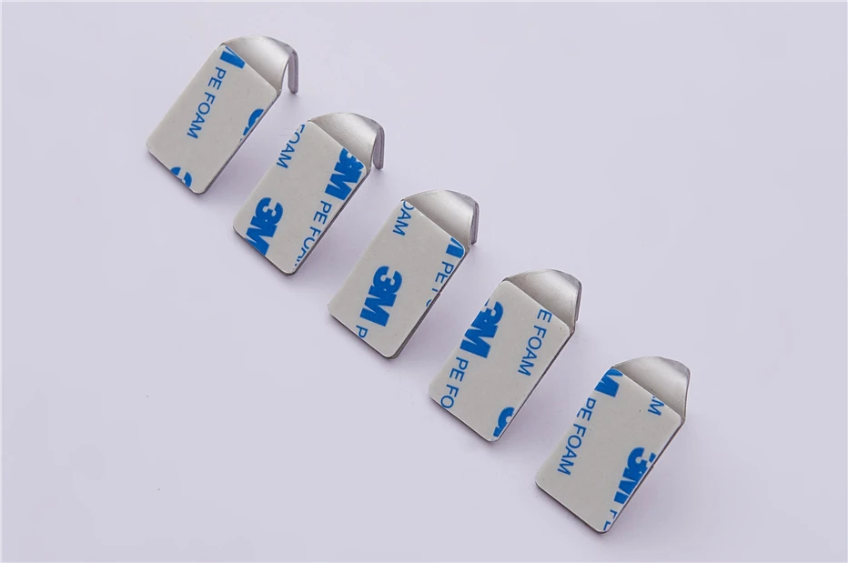 Stainless Steel Self Adhesive Hooks On The Wall Door Hanger Kitchen Bathroom Sundries Organizer Coat Key Holder6