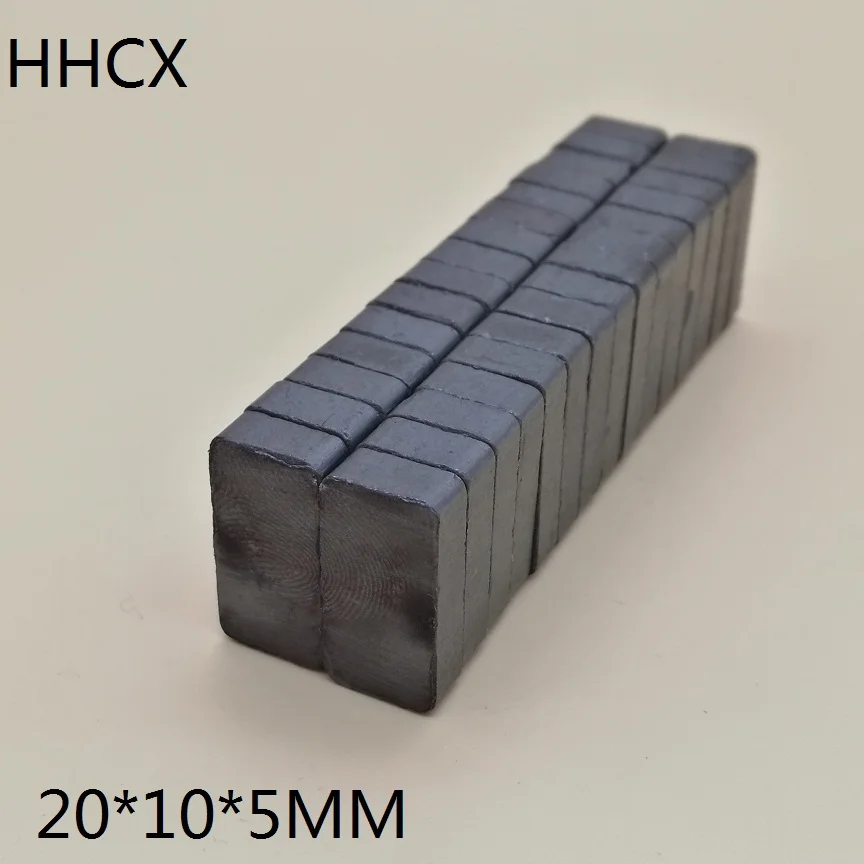 10 шт./лот Y30 квадратный ферритовый магнит 20*10*5 мм постоянный магнит 20 мм x 10 мм x 5 мм f 20x10x5 мм