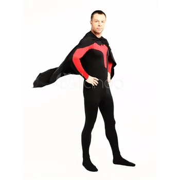 

High Quality Adult/Childrens Mens Halloween Catsuit Cosplay Costumes Lycra Male Spandex Zentai SuperHero Costume Full Bodysuit