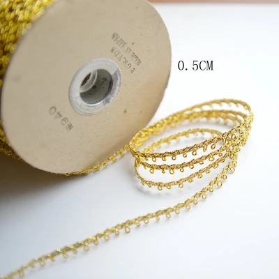 5MM gold lace c