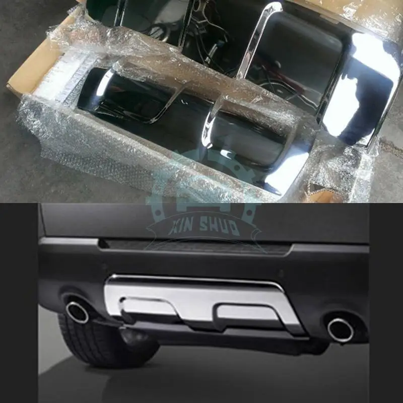 Rear Bumpers Lower Guard Trim ABS Chromed For Land Rover Range Rover 