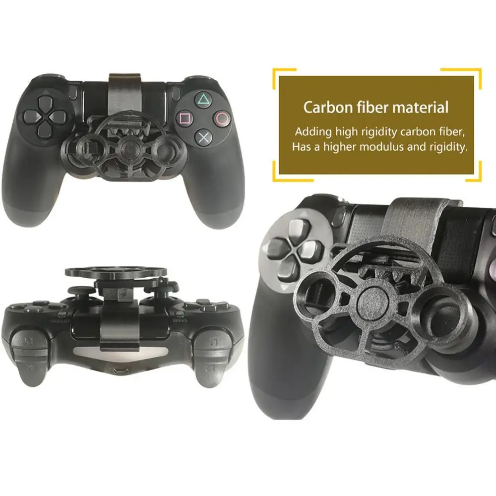

PS4 Gaming Racing Wheel 3D printed Mini Steering Wheel Add On for the PlayStation 4 Controller