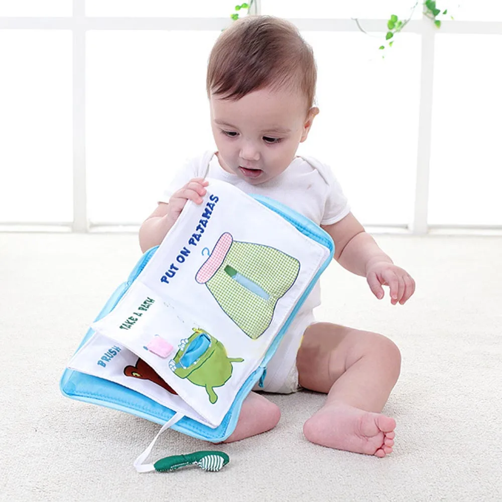 Kain Lembut Bayi Anak Laki Laki Anak Perempuan Tenang Pesan Rustle Pendidikan Stroller Rattle Buku Buku Untuk Anak Anak Belajar Sumber Daya Kitap Quiet Book Educational Book For Babybaby Quiet Book Aliexpress