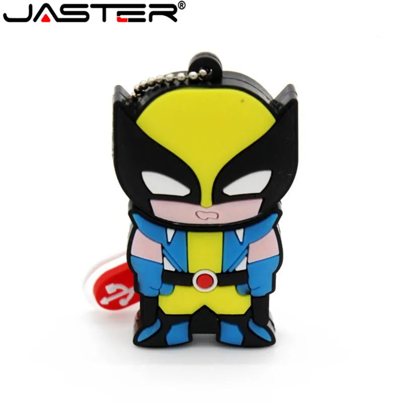 JASTER double face Super hero spider man pendrive cartoon Venom spiderman pen drive 8gb 16gb 32gb usb flash drive memory stick