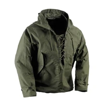 USN de clima húmedo Parka Vintage cubierta chaqueta suéter, chaqueta de WW2 uniforme para hombre azul marino militar chaqueta con capucha para exteriores verde del ejército