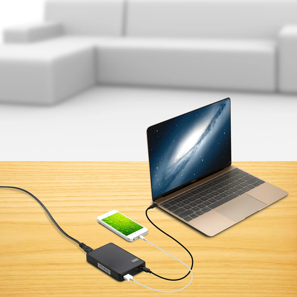UDOLI 60 Вт USB Type C ноутбук зарядное устройство адаптер для ноутбука Macbook 12 15 дюймов Razer