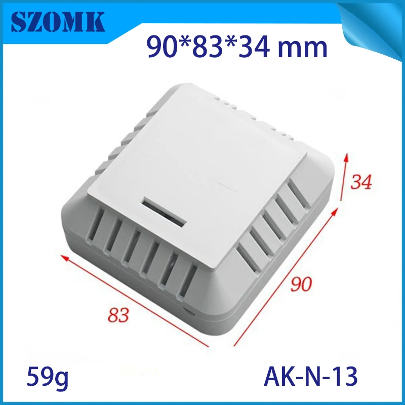 

Diy plastic box case for electronic /sensor case 90x83x35mm temperature humidity sensor housing case indoor control enclosures