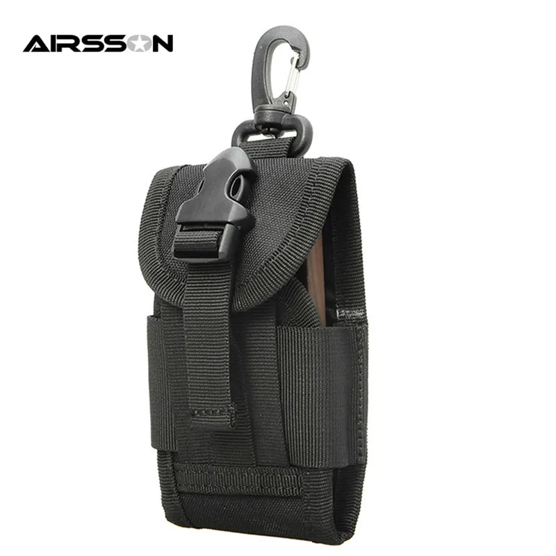 4.5inch Case Pouch Belt Loop Hook Holster For Mobile Phones Molle Bag