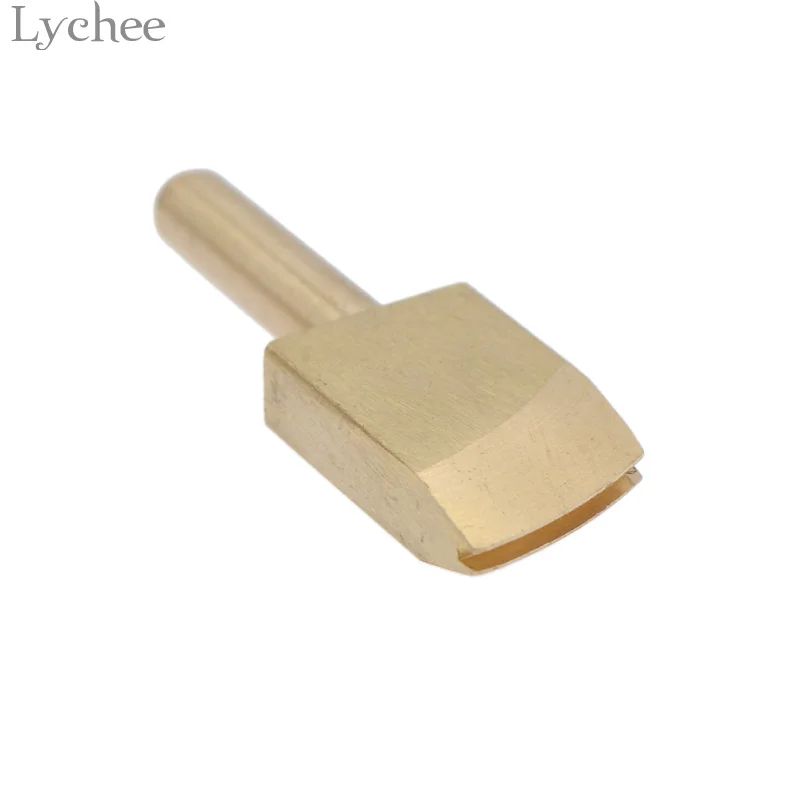 Lychee Life 1 шт. Однолинейный кожаный край для герметизации DIY инструмент латунный паяльник для маркировки кромок швейный инструмент - Цвет: 2