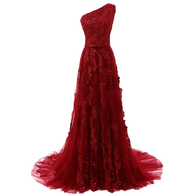 New-Arrival-2018-Long-Evening-Gowns-One-Shoulder-Beading-Appliques-Tulle-Sleeveless-Green-Formal-Party-Dress.jpg_640x640 (6)